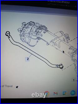 Fits john deere 1025r and 2025r tie rod assembly