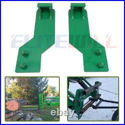 Front Tractor Loader Quick Tach Weld On Mounting Brackets Fits for John Deere