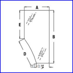 Glass L169102 Fits John Deere 7530E Premium SE6010 Se6020 Se6100 Se6110 SE6120