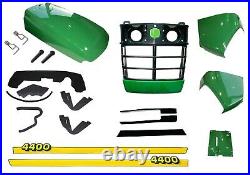 Grille/Upper Hood/Fuel Door Kit/Cowl Set/Mounting Seal Kit fits John Deere 4400