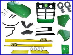 Grille/Upper Hood/Fuel Door Kit/Cowl Set/Seal/CLIP fits John Deere 4310 Low S/N