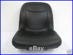 High Back Black Seat Fits 650,750,850,950, & 1050 John Deere Compact Tractor #el
