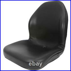High Back Black Seat Fits John Deere 655 755 855 & 955 Compact Tractor
