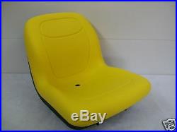 High Back Yellow Seat Fits 650,750,850,950, & 1050 John Deere Compact Tractor #ek