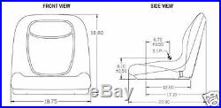 High Back Yellow Seat Fits Jd John Deere 2210 Compact Tractors Lva12751 #mq