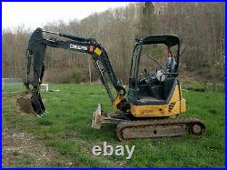 Hydraulic thumb attachment fits John Deere 26G, 27D & HitachiZX27 Excavators