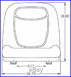 John Deere 18.80 High Back Seat Fits GT225 GT235 X300 LX172 OEM# AM131157