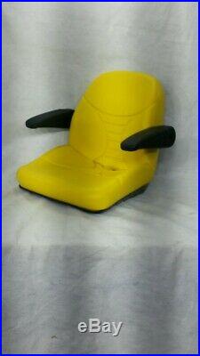 John Deere Yellow High Back Seat fits Z335E Z225 Z425 Z445 EZTRAK AM140435 #UVA