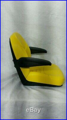 John Deere Yellow High Back Seat fits Z335E Z225 Z425 Z445 EZTRAK AM140435 #UVA