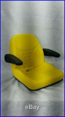 John Deere Yellow High Back Seat fits Z335E Z225 Z425 Z445 EZTRAK AM140435 #UVA