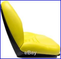 John Deere Yellow High Back Seat fits Z335E Z225 Z425 Z445 EZTRAK AM140435 #UV