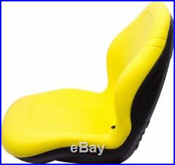 John Deere Yellow Mower Seat WithBracket For X300 & X500 Series Fits X304 X324 ETC