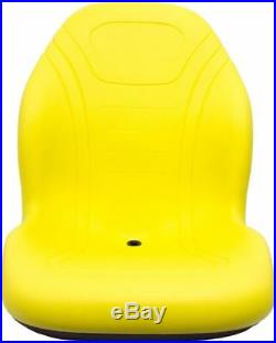 John Deere Yellow Seat withbracket Fit 425 445 455 4100 4115 Replaces AM879503 #DD