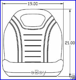 John Deere Yellow Seat withbracket Fit 425 445 455 4100 4115 Replaces AM879503 #DD