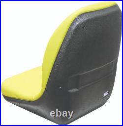 John Deere Yellow Vinyl Seat Fits 2320 2520 2305 2720 Replaces OEM# LVA14067