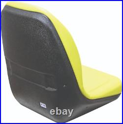 John Deere Yellow Vinyl Seat Fits 2320 2520 2305 2720 Replaces OEM# LVA14067