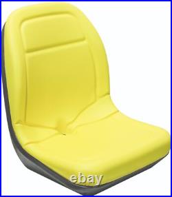 John Deere Yellow Vinyl Seat Fits 2320 2520 2305 2720 Replaces OEM# LVA14067