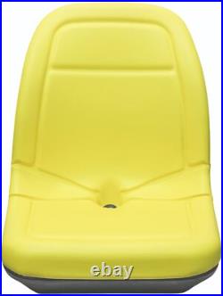 John Deere Yellow Vinyl Seat Fits 2320 2520 2305 2720 Replaces OEM# LVA14067