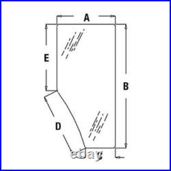 LH Glass Door Part WN-L169102 for Tractor 6200 6300 6400 6405 66 Fits John Deere