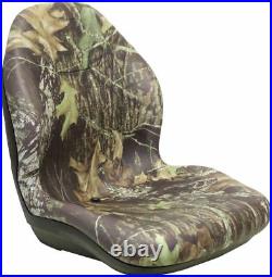 Milsco XB200 Mossy Oak Break-Up Camo Seat Fits John Deere, Case, Toro, etc