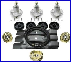 Mower Deck Rebuild Kit Blades Fits John Deere LA145 LA165 D140 D150 D160 X140 X1