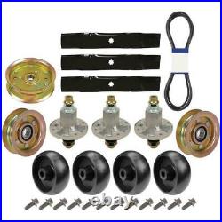 Mower Deck Rebuild Kit Blades Fits John Deere LA145 LA165 D140 D150 D160 X140 X1