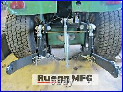 New RUEGG 3 Point Hitch Kit fits John Deere 140, 300, 317 Made in USA