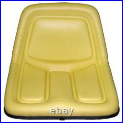New Seat High Back Yellow Fits John Deere TY15863 TY15863