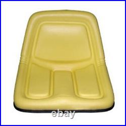 New Seat High Back Yellow Fits John Deere TY15863 TY15863