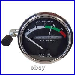 New Tachometer White Needle Syncro Fits John Deere 4000 4010 4020 4320 4520 4620