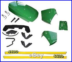 New Upper Hood/ Fuel Door Kit/ Cowl Set/ Mounting Seal Kit fits John Deere 4400