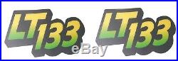 New Upper & Lower Hood/Bumper/Foam Isolator/LH&RH Stickers Fits John Deere LT133