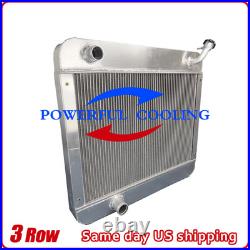 OE# AT129141 AR5704 Aluminum Radiator Fits John Deere 210C Backhoe 482C Forklift