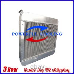 OE# AT129141 AR5704 Aluminum Radiator Fits John Deere 210C Backhoe 482C Forklift