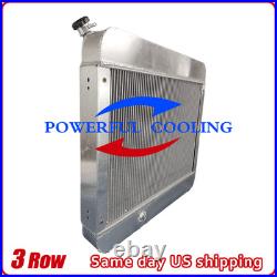 OE# AT129141 AR5704 Aluminum Radiator Fits John Deere 210C Backhoe 482C Forklift