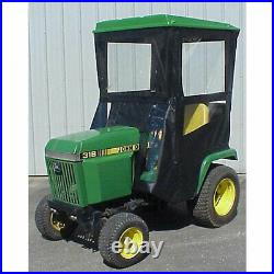 Original Tractor Cab Hard Top Cab Enclosure Fits John Deere 318 420 and 430 Lawn