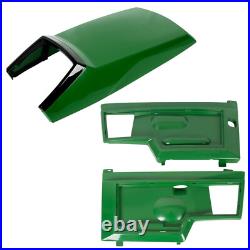 Pair Side Panels & Upper Hood Fits John Deere 415 425 445 455 #AM128986 AM128983