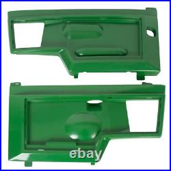 Pair Side Panels & Upper Hood Fits John Deere 415 425 445 455 #AM128986 AM128983