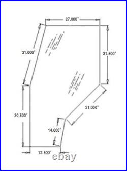 R141527 Cab Glass Door Fits John Deere 5200 5210 5300 5310