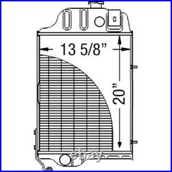 Radiator AL25255 Fits John Deere 2640 300B 301A 302 302A 400 401 401B 401C 480