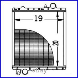 Radiator Fits John Deere 2755 2450 2850 2355 2650N 2650 2555 2250 2855N AL66774