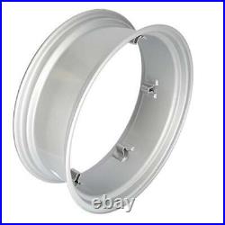 Rear Rim 10 x 28 6 Loop Silver fits John Deere 1010 AL16002
