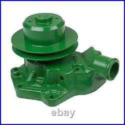 Replacement Water Pump with Pulley RE60489 AR92147 Fits John Deere Tractor Models