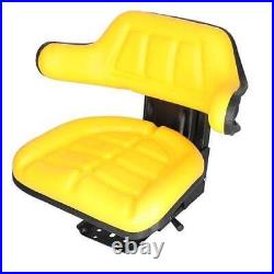 Seat Assembly Grammer Style Vinyl Yellow fits John Deere 1020 2030 TY24763