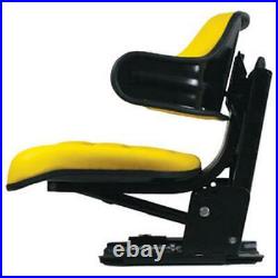 Seat Assembly Vinyl Yellow Fits John Deere 1020 2355 2030 2040
