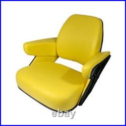Seat Assembly Vinyl Yellow Fits John Deere 4050 4240 7700 4250 4440 4040 4430