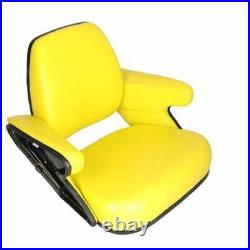 Seat Assembly Vinyl Yellow fits John Deere 4050 4240 7700 4250 4440 4040 4430