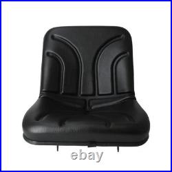 Seat Contoured Black Vinyl fits John Deere 770 790 870 970 990 1070 M803465