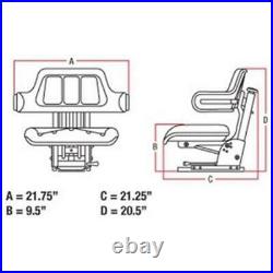 Seat Fits John Deere 2855 2940 2950 2955 3030 3040 3130 3140