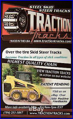 Skid Steer Tracks 10x16.5 tires Loader fits Bobcat New Holland Case JD, more OTT
